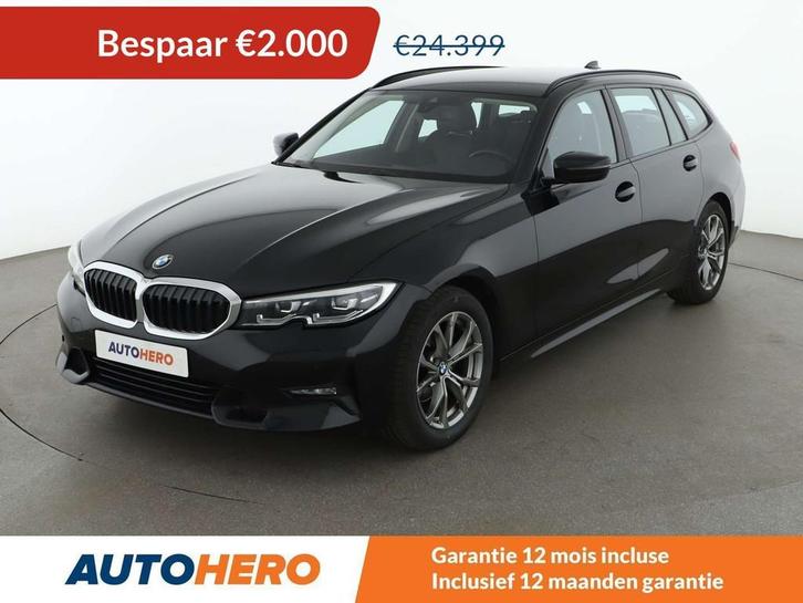 BMW 3 Serie 318 318d Sport Line (bj 2020, automaat), Auto's, BMW, Te koop, 3 Reeks, ABS, Airbags, Airconditioning, Bluetooth, Boordcomputer