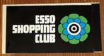 Vintage sticker Esso Shopping Club retro autocollant, Verzamelen, Auto of Motor, Ophalen of Verzenden, Zo goed als nieuw