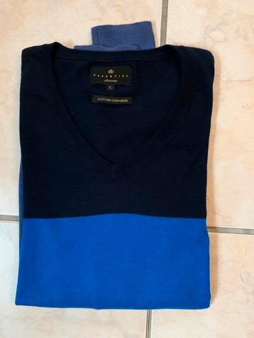 Nieuw trui pull Essentiel L fijne cashmere blauw, Enlèvement ou Envoi