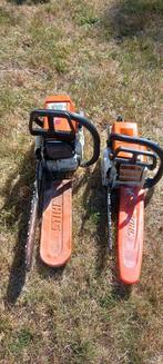 Stihl 034av en stihl ms 180 Kettingzagen, Tuin en Terras, Hand-tuingereedschap, Ophalen, Gebruikt