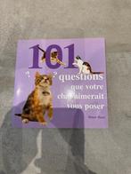 Livre 101 questions que votre chat aimerait vous poser, Boeken, Wonen en Tuinieren, Ophalen of Verzenden, Nieuw