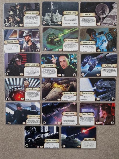 Star Wars Armada set 17 promokaarten FFG kaarten goodies, Verzamelen, Star Wars, Zo goed als nieuw, Spel, Ophalen of Verzenden