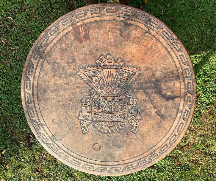 Unieke salontafel set Azteeks geïnspireerd design, Antiek en Kunst, Antiek | Meubels | Tafels, Ophalen