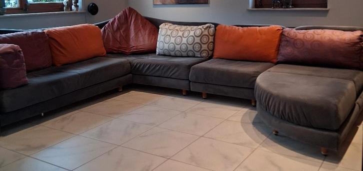 hoeksalon merk Cinna, Huis en Inrichting, Zetels | Zetels, Gebruikt, Hoekbank, Vierpersoons of meer, 250 tot 300 cm, 75 tot 100 cm