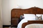 Antieke slaapkamer in kerselaar, Gebruikt, Bruin, Tweepersoons, Overige maten