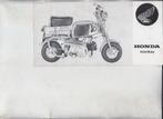 Cyclomoteur Honda Monkey CZ100 brochure publicitaire, Verzenden, Gelezen