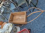 Chariot français ancien en bois 60/45cm €75, Antiquités & Art, Enlèvement