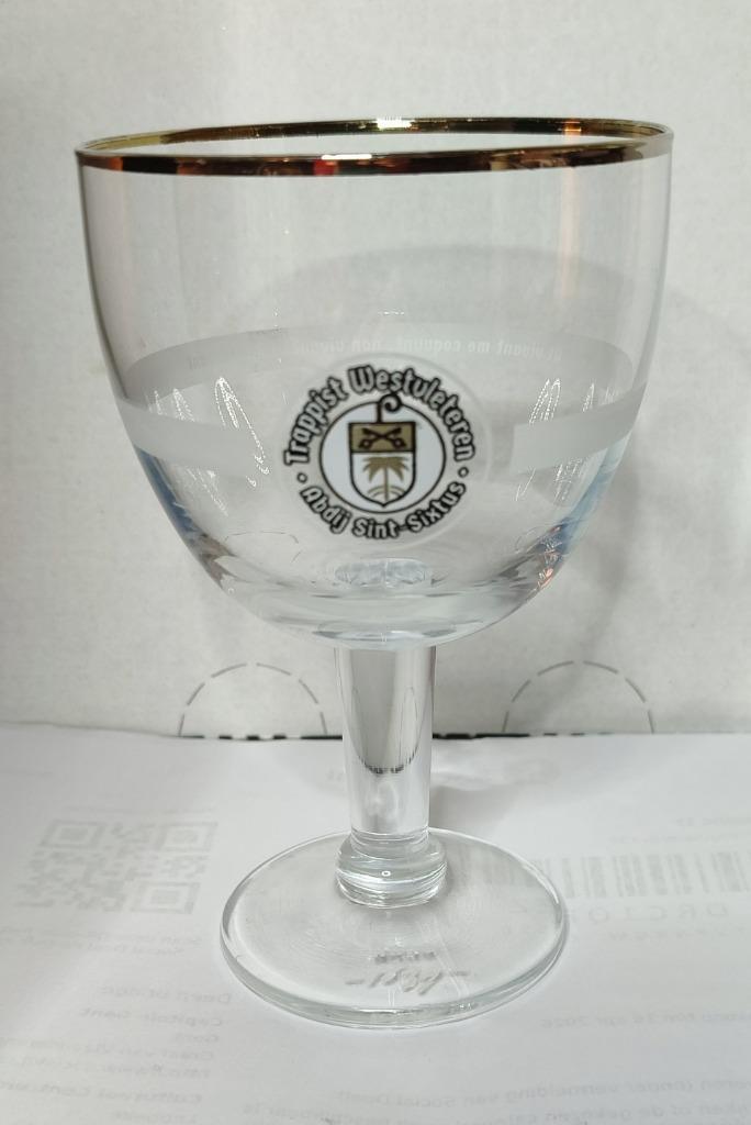 trappist westvleteren proefglas, Verzamelen, Biermerken, Zo goed als nieuw, Glas of Glazen, Overige merken, Ophalen of Verzenden