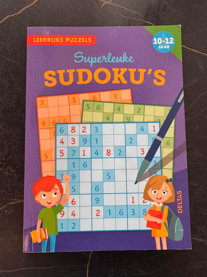 Superleuke sudoku’s- boek, Boeken, Kinderboeken | Jeugd | 10 tot 12 jaar, Nieuw, Ophalen of Verzenden