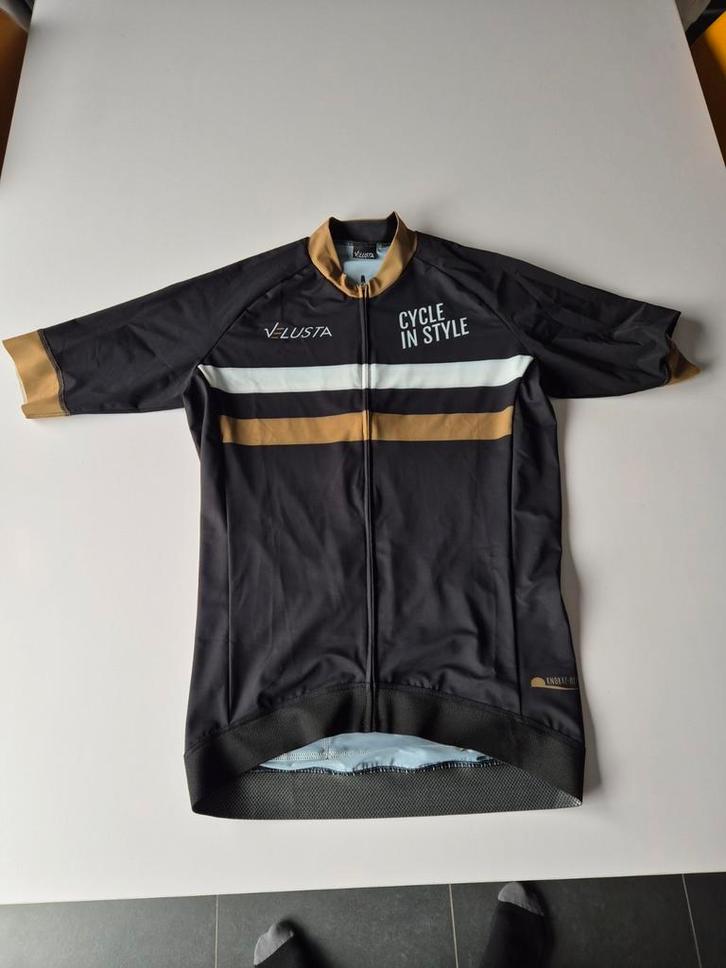 Unieke wieleroutfit Velusta, Fietsen en Brommers, Fietsaccessoires | Fietskleding, Nieuw, Heren, Bovenkleding, L, Ophalen of Verzenden