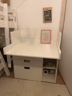 Commode smastad met 3 lades,verzorgingstafel en/of bureau, Kinderen en Baby's, Ophalen, Gebruikt, Commode