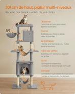 Krabpaal 201 cm | kattenhuis | kattentoren | Nieuw, -, Verzenden, Nieuw, Krabpaal