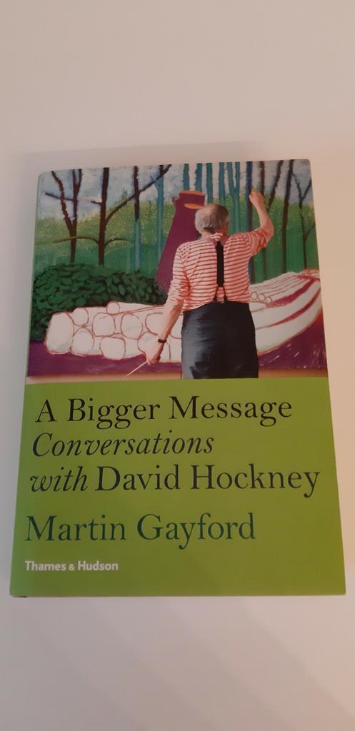 Bigger Message : Conversations with David Hockney, Boeken, Kunst en Cultuur | Architectuur, Zo goed als nieuw, Ophalen of Verzenden