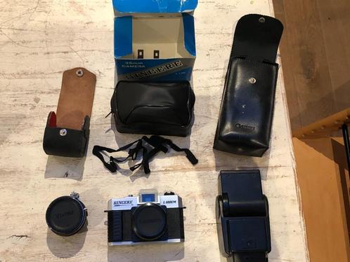 Oude camera + accessoires, Verzamelen, Foto-apparatuur en Filmapparatuur, Fototoestel, Ophalen