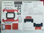 Papercraft 3D-papieren auto Ford Fiesta 1976-1983, Verzamelen, Merken en Reclamevoorwerpen, Ophalen