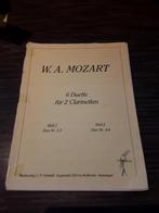 Mozart : 3 duos pour 2 clarinettes, Musique & Instruments, Partitions, Enlèvement ou Envoi, Artiste ou Compositeur, Classique