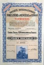 Société  Forestière & Minière du Congo - Tshikapa - 1950, 1920 tot 1950, Ophalen of Verzenden, Aandeel