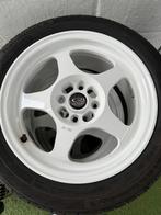 Jantes rota blanche avec pneus, Auto-onderdelen, Banden en Velgen, Ophalen, 15 inch, Velg(en), Nieuw