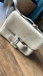 Delvaux nubuck beige - roze, Ophalen, Zo goed als nieuw, Beige, Handtas