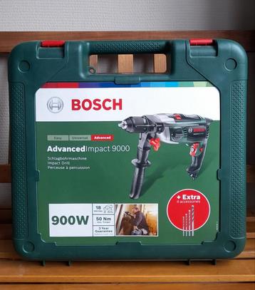 Perceuse à percussion bosch AdvancedImpact 9000 (NEUVE)!!!, Neuf, 600 watts ou plus, Enlèvement, Vitesse variable