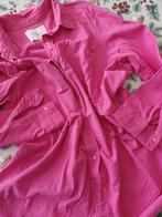 Fushia  linnen hemd M48 ONLY CARMAKOMA, Kleding | Dames, Verzenden, Blouse of Tuniek, Only carmakoma, Zo goed als nieuw