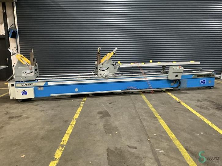 Dubbele afkortzagen Pertici 1997, Zakelijke goederen, Machines en Bouw | Houtbewerking