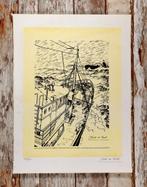 Litho Bob De Moor De Belgische stripclub uit 1979 oplage 230, Boeken, Ophalen of Verzenden, Nieuw