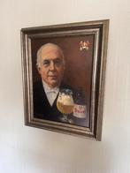 Schilderij Moortgat Duvel stichter Leonard   Enig exemplaar, Verzamelen, Biermerken, Ophalen, Nieuw, Overige typen, Duvel