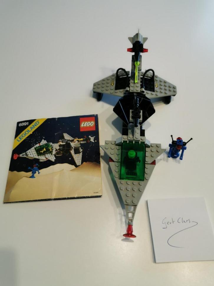 LEGO Classic Space – Gamma-V Laser Craft (6891) – 1985, Kinderen en Baby's, Speelgoed | Duplo en Lego, Gebruikt, Lego, Complete set