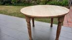 Massief houten ronde tafel, Ophalen of Verzenden