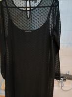 Zwart kleedje 2delig ideaal voor de feestdagen. Maat 42-44, Kleding | Dames, Ophalen, Zo goed als nieuw, Maat 42/44 (L), Zwart