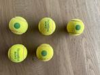 5 tennisballen technifibre soft groen, Sport en Fitness, Tennis, Ophalen of Verzenden, Gebruikt, Ballen