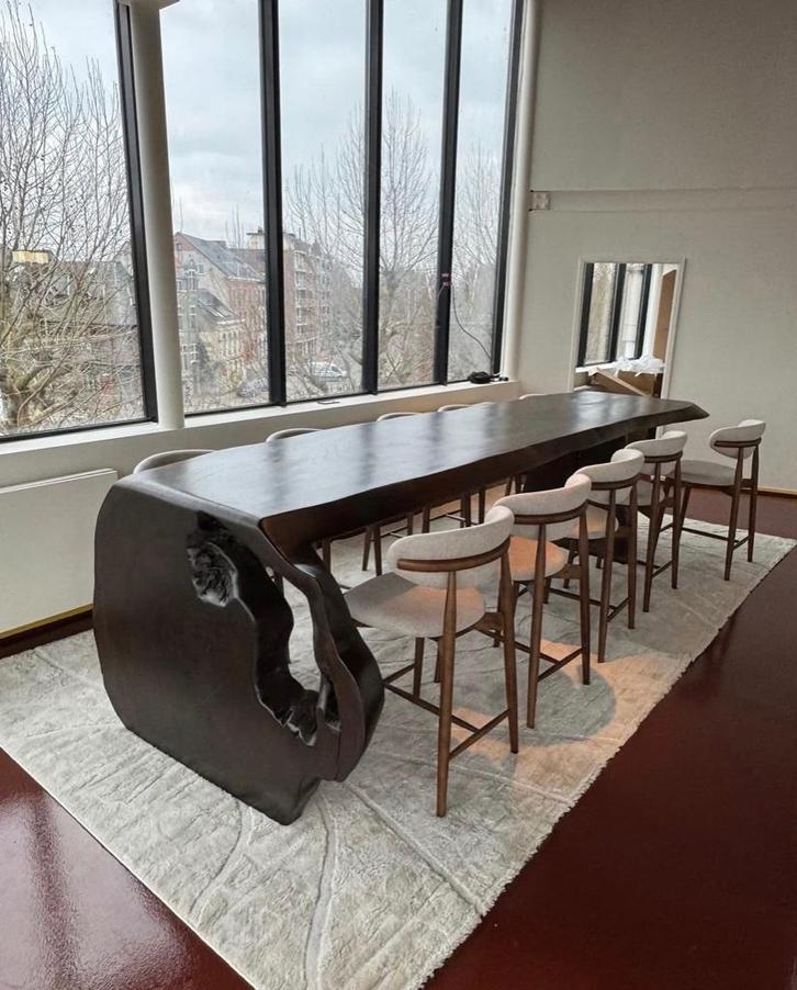 Bois dur, suar, époxy, bureau, table en tronc d'arbre, table, Maison & Meubles, Tables | Tables à manger, Neuf, Enlèvement ou Envoi