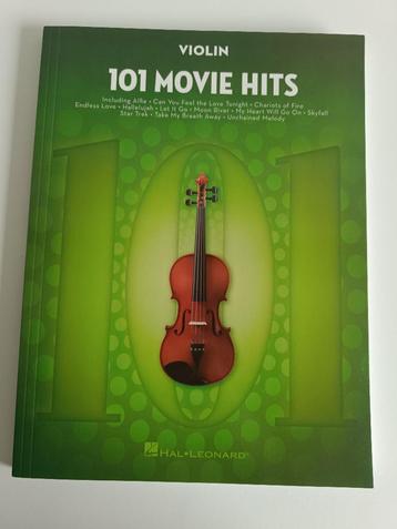 Boek '101 Movie Hits' voor viool - Hal Leonard 