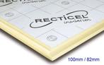Recticel Eurowall Isolatie 1 plaat van 100mm dik, Doe-het-zelf en Bouw, Ophalen, Nieuw, 8 tot 12 cm, Hardschuim (Pir)