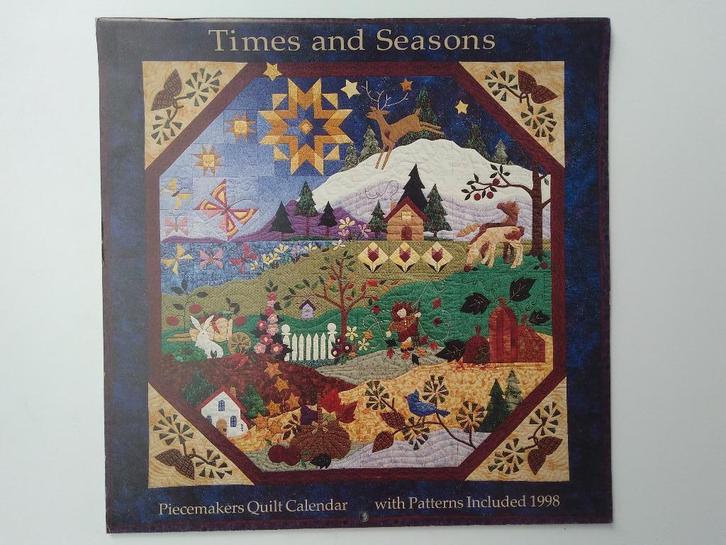 Calendrier Piecemakers 1998 + modèles, Hobby & Loisirs créatifs, Broderie & Machines à broder, Neuf, Autres types, Enlèvement ou Envoi