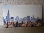 Tableau/panorama de New York en plexiglas., Photo ou Poster, Comme neuf, 75 cm ou plus, Enlèvement