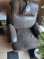 Relaxzetel leder - Fauteuil, Huis en Inrichting, Fauteuils, Ophalen