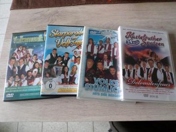 dvd's duitse volksmuziek 15 euro voor de 4 beschikbaar voor biedingen