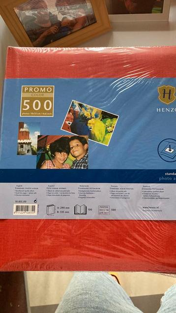 2 fotoboeken henzo - 1 doosje foto plakkers beschikbaar voor biedingen