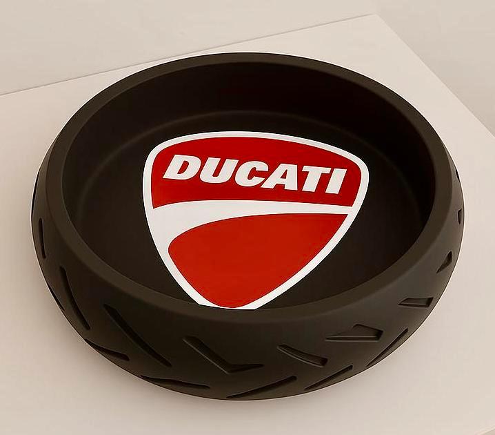 Ducati band met logo organiser bakje voor sleutels motorwiel, Motos, Tuning & Styling, Enlèvement ou Envoi