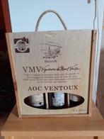 Coffret en bois 3 bouteilles VIN COLLECTION 1973 NEW PRICE, Collections, Neuf, Pleine, Enlèvement, Vin rouge