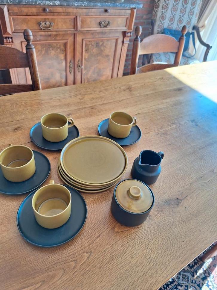 Vintage Melitta koffieserviesje.  Jaren 60., Antiek en Kunst, Antiek | Servies compleet, Ophalen of Verzenden