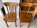 Stevige houten stoelen, Antiquités & Art, Antiquités | Meubles | Chaises & Canapés, Enlèvement ou Envoi