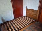1 persoonsbed, commode, nachttafeltje HOUT, Huis en Inrichting, Ophalen, Gebruikt, Hout