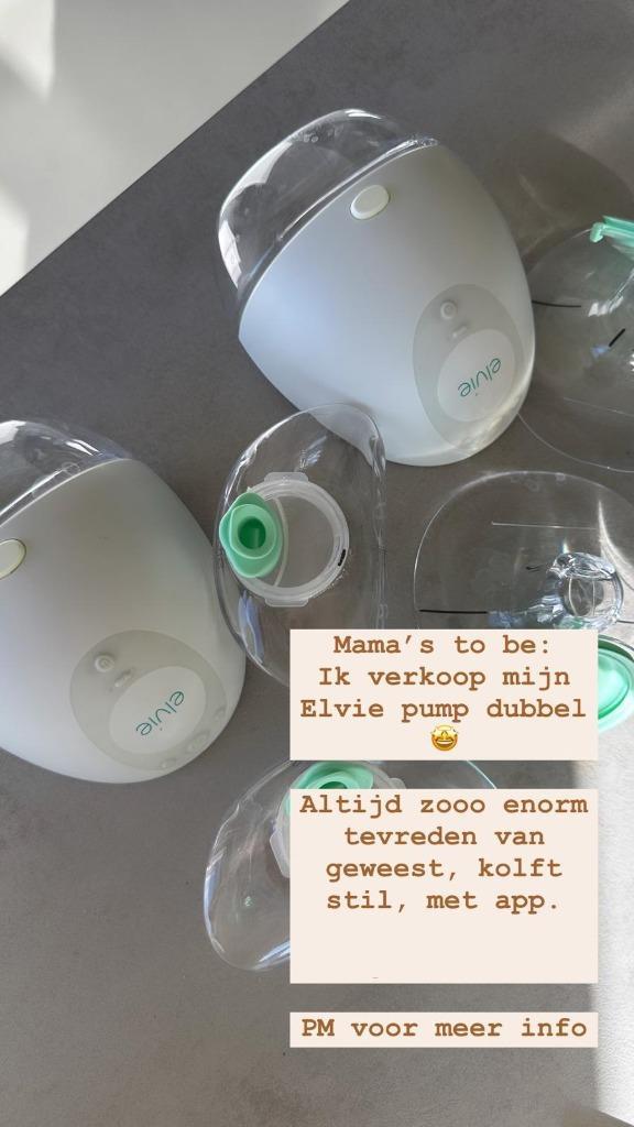 Elvie Pump dubbele draadloze borstkolf, Kinderen en Baby's, Babyvoeding en Toebehoren, Zo goed als nieuw, Borstkolf, Ophalen of Verzenden