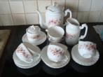 Koffieservies in Oud Brussels porselein., Antiek en Kunst, Ophalen