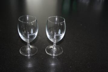 4 borrelglazen, Enlèvement, Comme neuf, Verres et Verres à shot