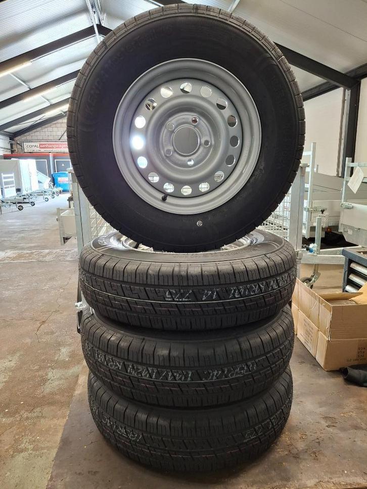 Voorraad opruiming: Banden 185R14C 104N met velg 5x112, Auto diversen, Aanhangwagen-onderdelen, Nieuw, Ophalen