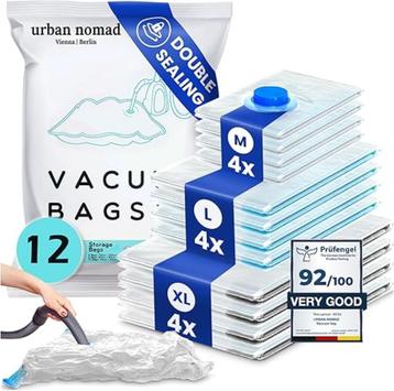 Vacuümcompressiezakken | 12 stuks | Nieuw beschikbaar voor biedingen